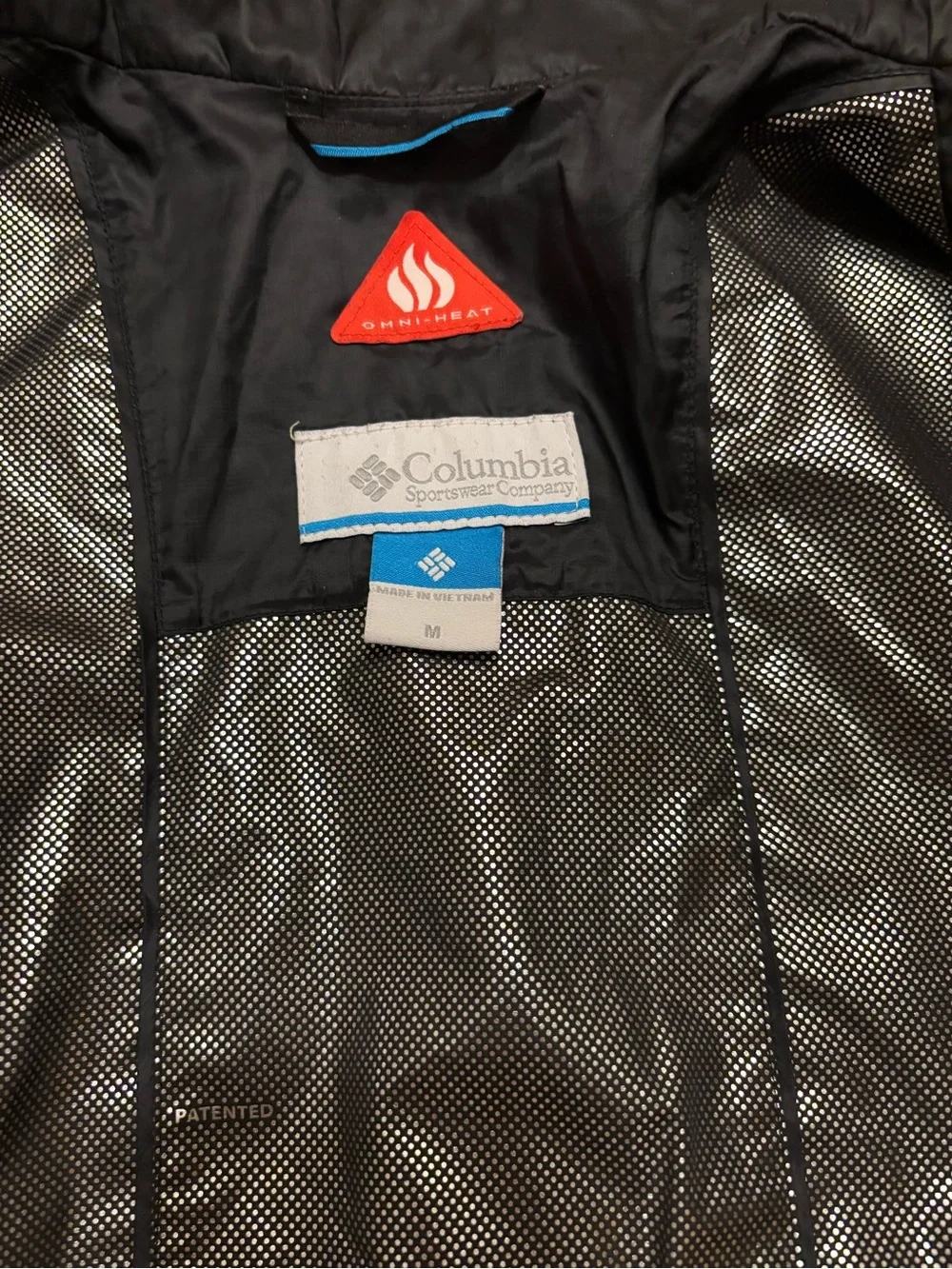 Columbia Black Women's Packable Omni Heat Puffer Jacket, Medium